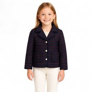 Janie and Jack Girl’s Size 6 Multi-Color Coat Jacket